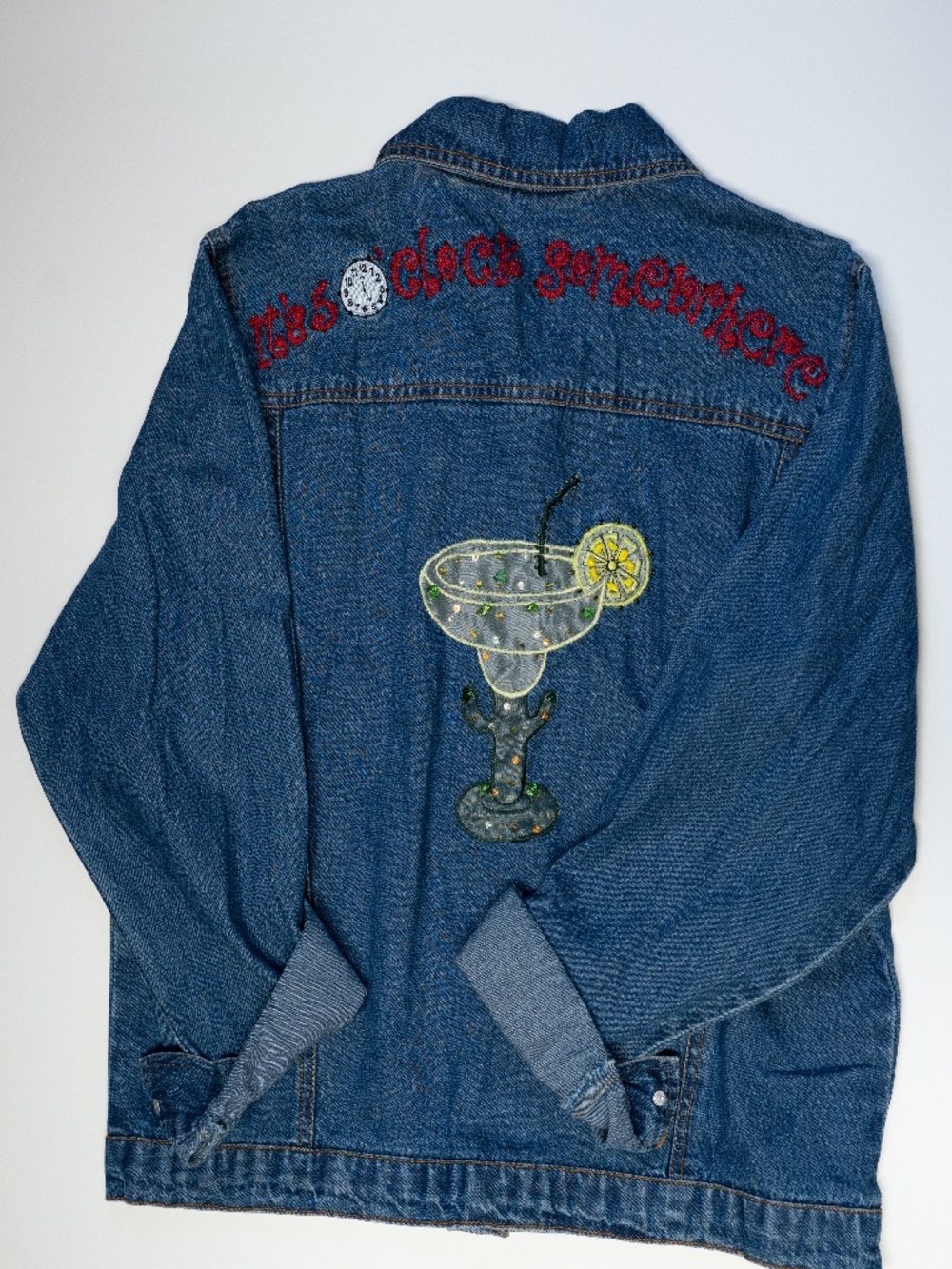 Bling Margarita Denim Don't Mess with Texas Jacket